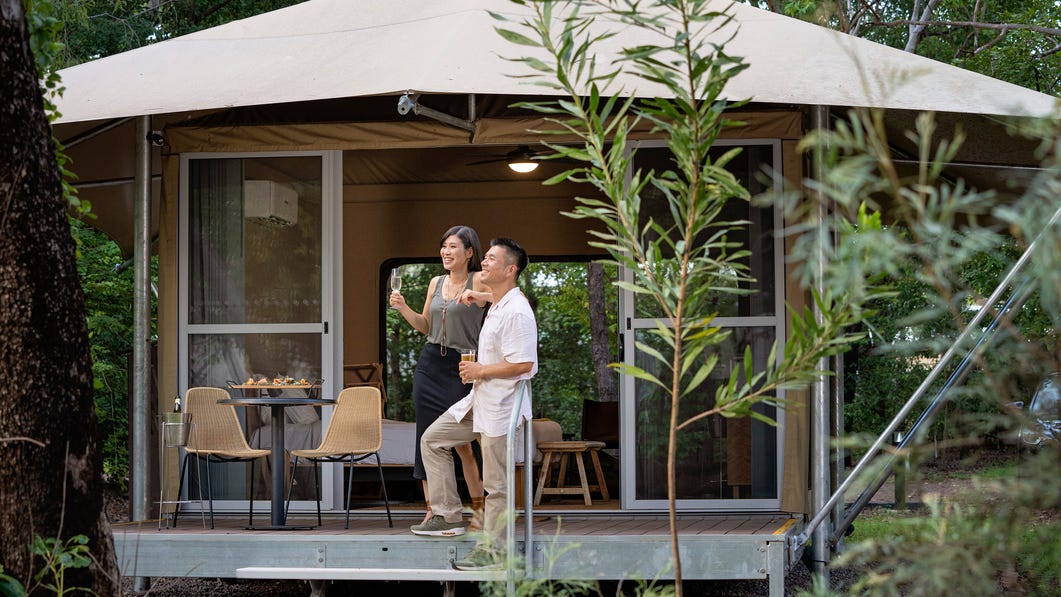 Cooinda Lodge Kakadu glaming tents
