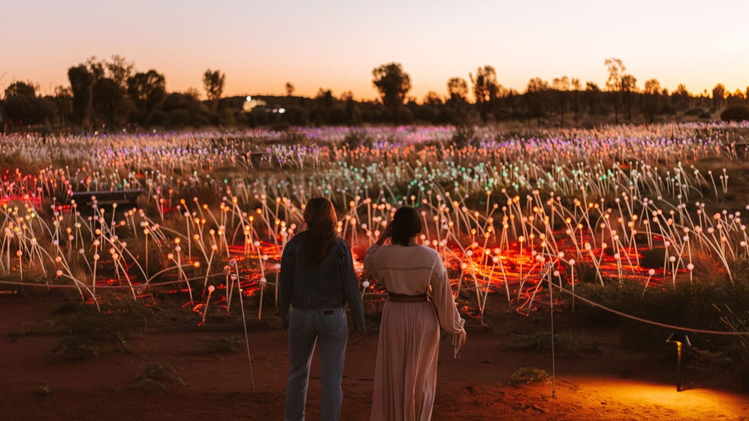 Field of Light in Uluru
