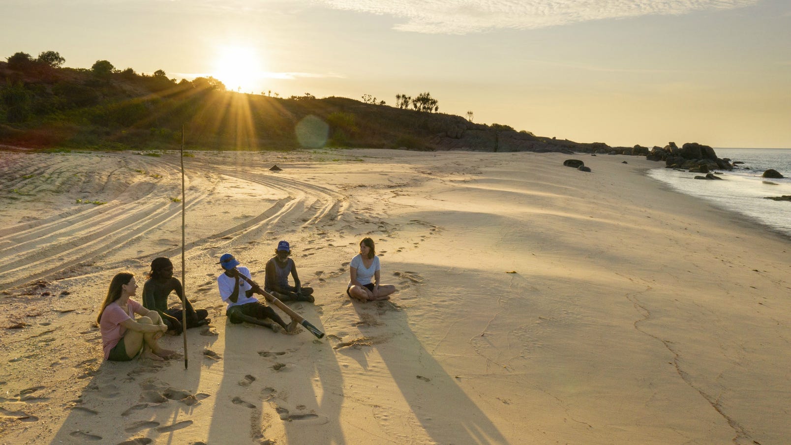 Group cultural experience at Banu Banu Beach Retreat