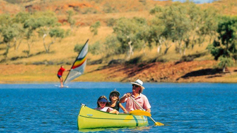 4-family kayaking on lake maryann near tennant creek,-d-,jpg