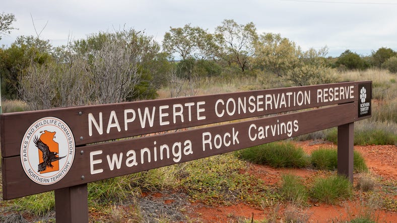 Napwerte Conservation Reserve Ewaninga Rock Carvings