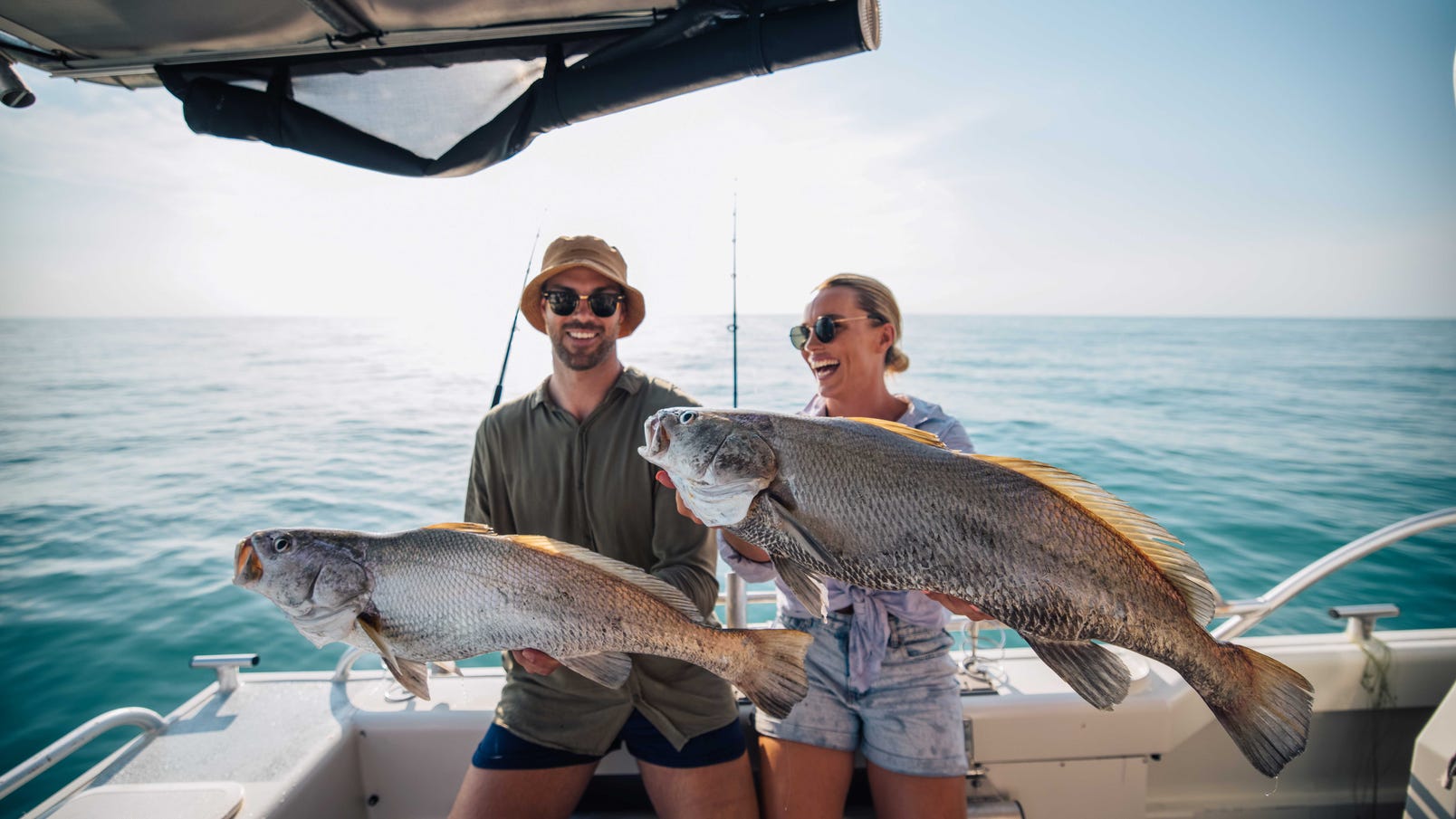 Couple on Darwin fishing adventure