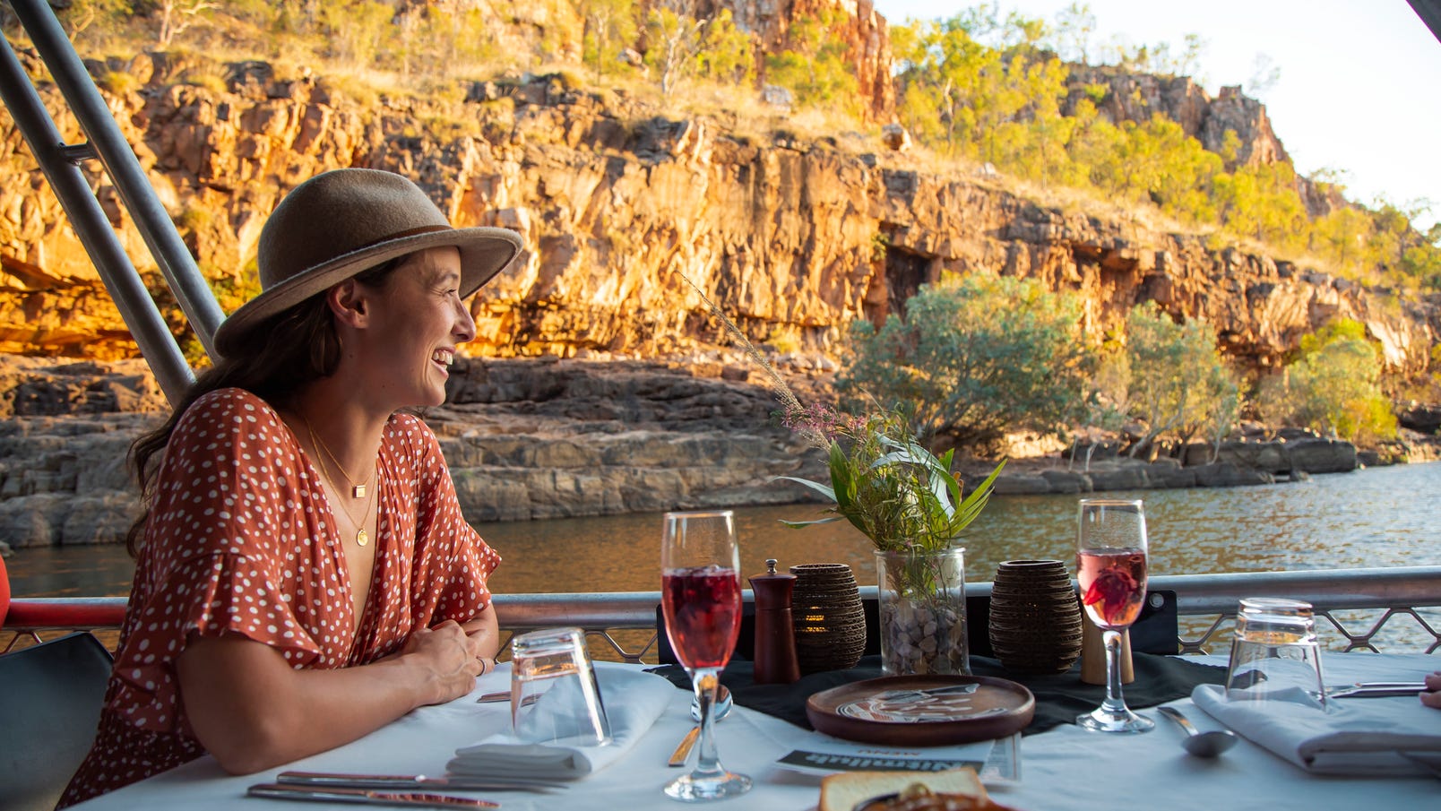 Sunset dinner cruise with Nitmiluk Tours